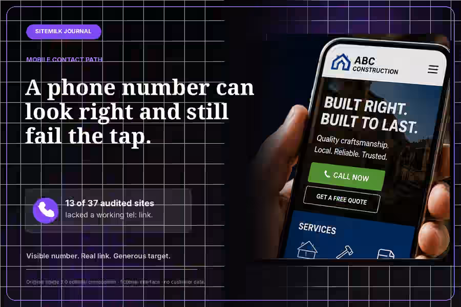 No Click-to-Call: The Costliest Defect We Find on Contractor Sites