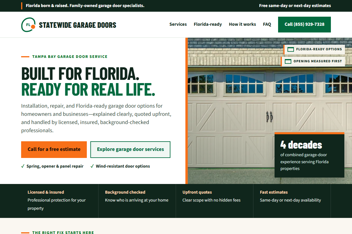 Statewide Garage Doors Modernization